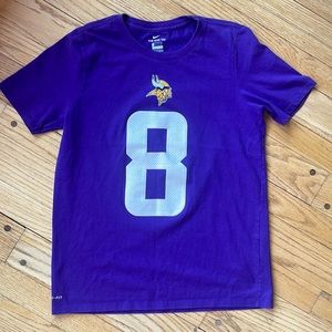 Minnesota Vikings Kirk Cousins kids dry fit Nike T-Shirt